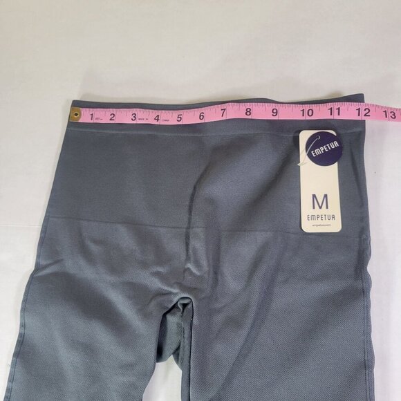 Empetua Gray Seamless Comfort Mid-Waist Shaping Leggings Size M #79216 - Picture 5 of 6